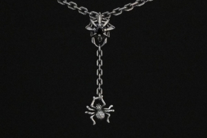 spinnen anhaenger gothic schmuck silber